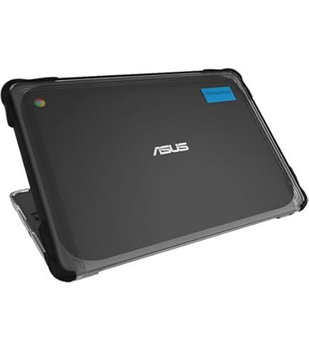 ASUS Chromebook 本体 ブラックカバー付き Amazon.com: Gumdrop DropTech Custom Case ASUS Chromebook C204EE